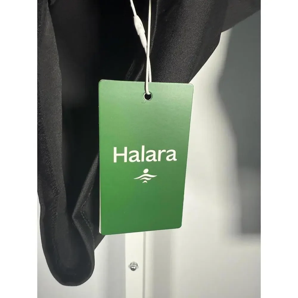 NWT Halara Boat neck long sleeve Tshirt Black L - Picture 5 of 7